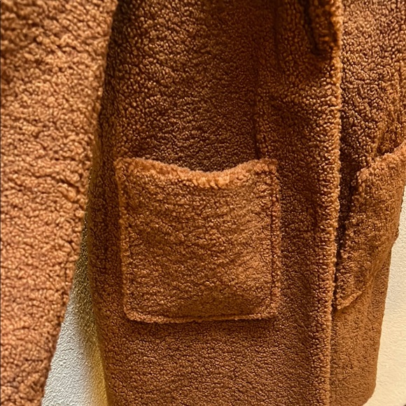 Brown Teddy Coat - Picture 3 of 5